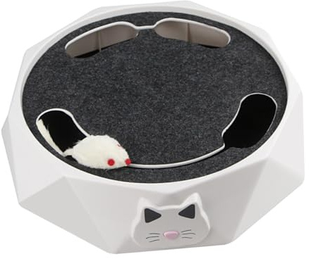 Beavorty Elektronisches Katzenspielzeug Maus Wühlmaus aus Abs Kunststoff Batteriebetrieben Interaktiv Haustierspielzeug für Katzen Kitten Jagdtraining