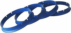 TRACER 4X Alufelgen Zentrierringe Radnaben-Zentrierringe mit Zentrierung von 72,5 mm auf 65,1 mm