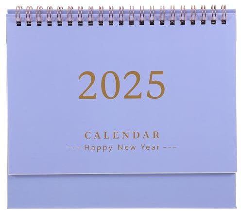 Operitacx Flipped Tischkalender Minimalistischer Desktop Kalender Für Büro Und Zuhause Freistehender Spiral Kalender Sanftem Praktisch Und Stilvoll Zur Organisation