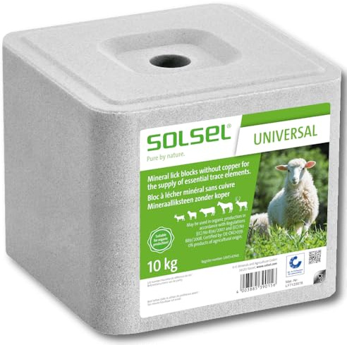 Mineralleckstein Universal 10 kg Einzelfuttermittel für Heimtiere Nutztiere