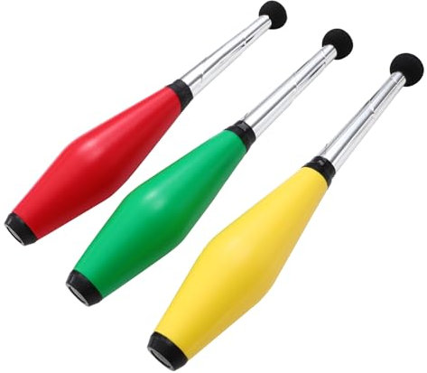 Alasum 3st Jonglierstock Spiele Jonglierkeulen Outdoor-spielset Retro-spielstock Zirkus Spaß Jonglieren Mit Requisiten Lustiger Jonglierstab Professionelle Jonglierklubs Spielzeug Sport