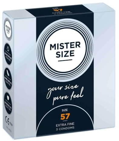 MISTER SIZE 57 Kondome 3 St