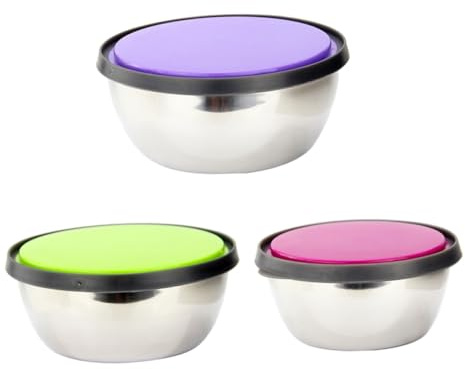 Hemobllo Cajas Para Alimentos De Acero Inoxidable Con Tapas Herméticas Para Almacenar Refrigerios Para Almuerzos Picnics y Viajes