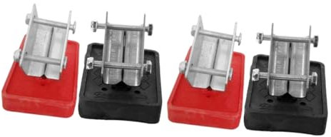 HOMSFOU 4pcs Non- Ladder Foot Cushion Stabilizer Pads for Safe Use Ladder Feet Protector for Extension