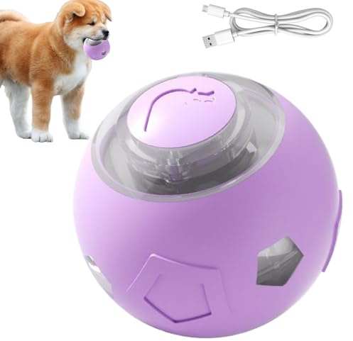 Giocattolo interattivo per cani - Joy Toy Ball | Palla per cani automatica | Giocattoli per gatti arrotolati con lettore automatico | Giochi di cuccioli intelligenti con giocattoli di arricchimento di