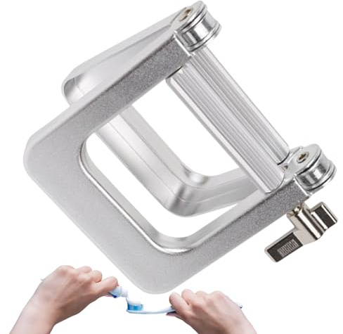 Toothpaste Tube Squeezer | Toothpaste Squeezer Dispenser | Multifunctional Paste Wringer Clip Bathroom Accessories for Ointment Hair Color Home Travel Salon Studio Vanity