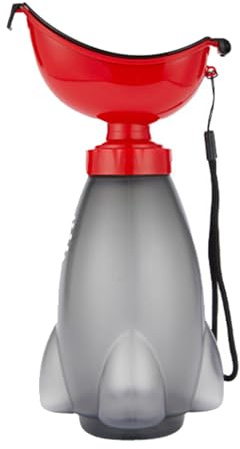 Orinatoio portatile da donna – Orinatoio da campeggio per donna | Dispositivo di urinazione femminile robusto con coperchio e imbuto per donne, dispositivo di urinazione a prova di spruzzo, d