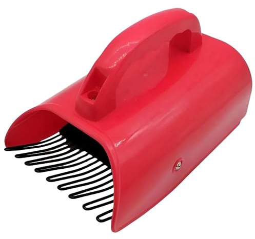 RynoPulse Recolector de bayas con mango, recolector de frutas con peine de metal, recolector de frutas rojas adecuado para recoger arándanos, moras y arándanos, herramientas reutilizables para recoger