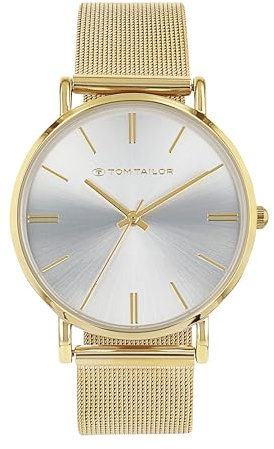 TOM TAILOR - Damen Quarz Armbanduhr - Alloy Gehäuse - Edelstahl Armband - Wasserdicht 3 Bar