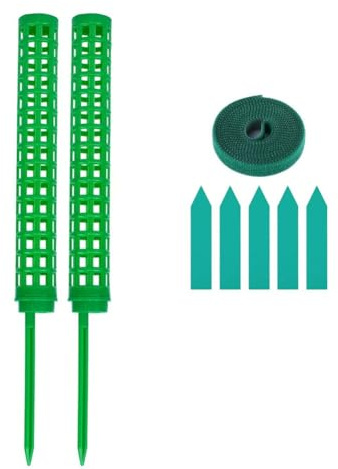 Opatiny Pothos Philodendron - Palo in plastica per piante rampicanti da interno, altezza 25 cm, diametro 3,5 cm, impilabile e resistente alla putrefazione