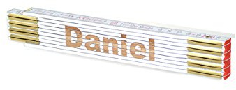 Zollstock Daniel mit Namensgravur personalisiert Geschenk