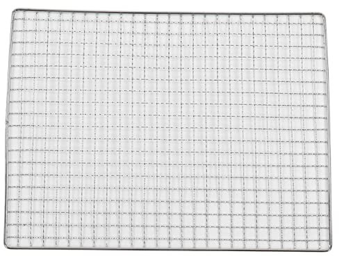 Buachois Rete per Griglia Barbecue,Inossidabile Antiaderente Barbecue Rete di Raffreddamento Arrostimento Griglia Tappetino per Picnic Carne Verdure Gamberetti Pesce