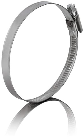 GARSIDURO® 10 abrazaderas de manguera de acero inoxidable 70-90mm - abrazaderas metalicas para tubos en calidad industrial DIN3017 - abrazaderas de tubo inox para secadoras, tubos de escape | 70-90 mm
