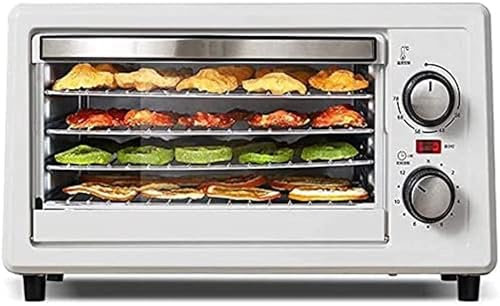 Máquina Deshidratadora De Alimentos De 5 Bandejas con Ventana De Vidrio Visible, Minimáquina Secadora De Frutas, Deshidratador Doméstico, Control De Temperatura Ajustable De 38 A 78 °C