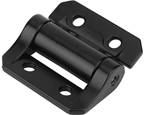 Cosiki Charnières de Porte Extérieure Noires, Charnières de Porte Moustiquaire Charnière de Torsion Réglable en Acier allié de Zinc Noir galvanisé pour Porte en Verre de Machines