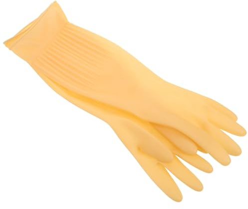 SECFOU 2pcs Cleaning Gloves for Kitchen Use Extra Dish Washing Gloves Comfortable Non- Design for Cleaning and Cooking Tasks