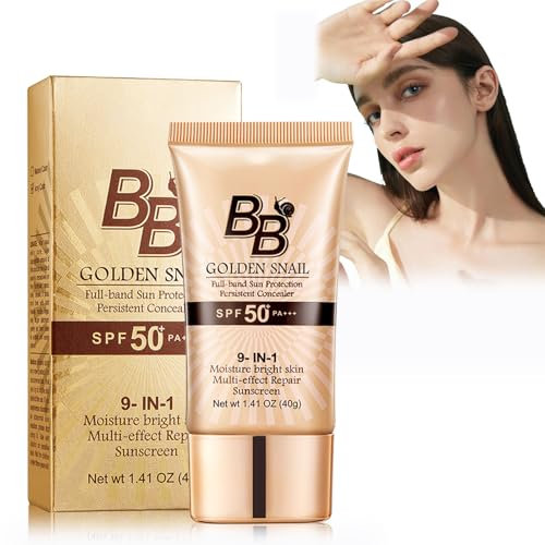 BB Cream Crema Colorata Viso SPF 50+, 40g - Copertura Elevata e Protezione Solare, Idratante e Uniformante, Effetto Naturale, Ideale per Tutti i Tipi di Pelle - Tono Naturale