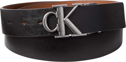 Calvin Klein Herren Ck Buckle Tumbled 35mm Adj/Rev Lv04d7049g Gürtel (1er Pack)