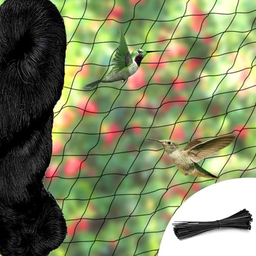 AOLIUP Rete Anti Uccelli: 7.5m x 15m Rete per Uccelli da Giardino Rete Anti Piccioni per Protezione Piante Stagni Frutto Orto