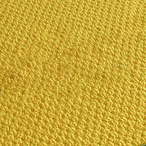 Piastrelle autoadesive per Moquette 20x20 Piastrelle per Moquette morbide residenziali, autoadesive Imbottite, Antiscivolo, per casa e Ufficio, 9 Piastrelle (Giallo)