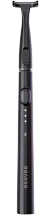 esavea esaflosser One Elektrische Zahnseide, Zahnzwischenraumreiniger, Alternative zu Zahnseide Sticks & Munddusche, erreicht Backenzähne mühelos, USB-C, 60 Tage Akku, 10 Aufsätze (Platinum-Schwarz)