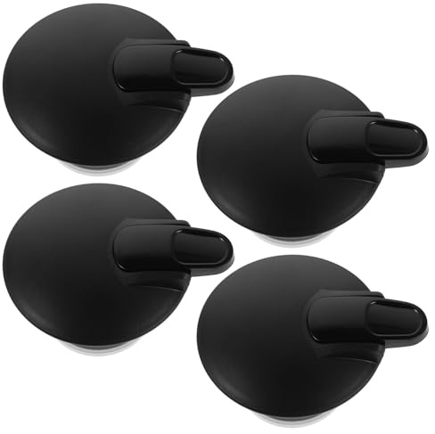 WEKADRIN 4pcs Heat-Resistant Coffee Carafe Lid Replacement for Travel Mug Jug Cover Compatible with Coffee Maker Machine Insulated Pot Lid with Easy-Clean Handle for Tea Kettle
