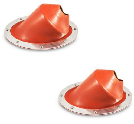 Violiica Kit de chimenea de chimenea de ángulo de 45 grados para estufa de leña, para tiendas de campaña de lona, cobertizos, cabañas, invernaderos y barcos, construcción de metal, diámetro interior