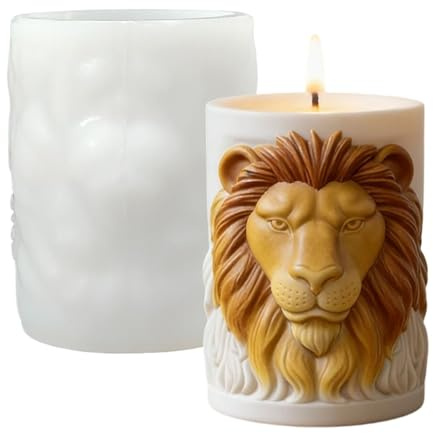 Moldes para Velas de Silicona - Flexibles Reutilizables y Antiadherentes,Moldes De Silicona Animal Para Resina - Para Manualidades de Escayola Jabón Escultura y Regalos para