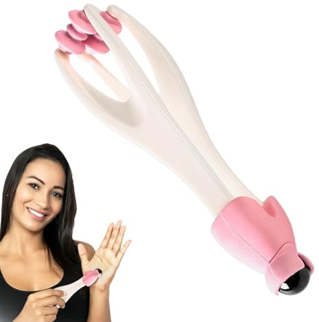 Rodillo De Masaje Para Dedos Herramienta de Rodillo Portátil Inalámbrica | Pinza Masajeadora Manual Diario Portátil, Hogar, Viaje, Gimnasio, Mujeres, Hombres