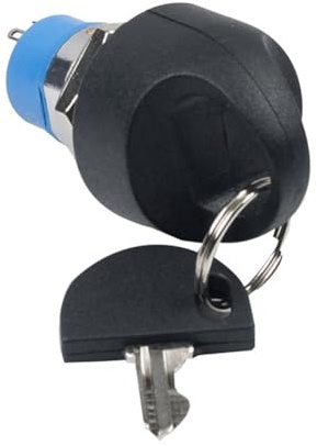 Butyge Blocco Interruttore Accensione con Chiavi Scooter Elettrico di Ricambio Interruttore Accensione/Spegnimento per Motocicletta Bici Elettrica