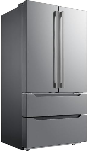 Midea 22.5 Cu. Ft. Counter-Depth 4-Door French Door Refrigerator