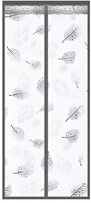 Zlovne Magnet Thermo Türvorhang Fenster,Magnetische Adsorption Tür Isolierung Vorhang,Schallschutzvorhang Lärm Reduzieren Automatisch Schließen,für Wetterfest (80 * 190cm/32 * 75in)
