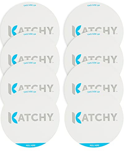 Katchy Lot de 8 recharges de planche à colle Duo – Attrape-tueur pour moustiques, moucherons, mites et mouches des fruits – Recharges de panneaux de colle pour piège à insectes volants d'intérieur
