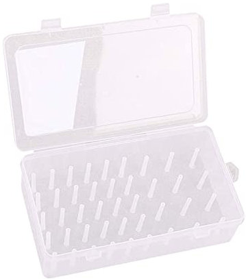 Nähgarn Aufbewahrungsbox Leer Aufbewahrungsbox Für Spulen Nähgarn Sortierbox Für 42 Garnrollen Praktische Garnbox Nähgarnhalter Nähfadenbox Nähmaschine Spulen Für Stickgarn Nähfaden Fadenspulen