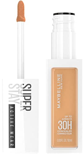 Maybelline New York Super Stay Liquid Concealer Makeup, Full Coverage Concealer, Up to 30 Hour Wear, Transfer Resistant, Natural Matte Finish, Oil-free, Available in 16 Shades, 30, 0.33 Fl Oz