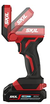 SKIL VA1E3155CA - Faretto da lavoro a LED a batteria 3155 CA (girevole a 120°, temperatura colore 5700 K, due livelli di luminosità, illuminazione di lavoro, luce di lavoro)
