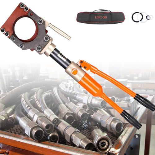 GBHJJ Hydraulischer Kabelschneider Kabelschere, Drahtschneidewerkzeug, Kupferkabelschneider für Φ50 mm/75 mm/85 mm/95 mm Cu/Al-Kabel und gepanzerte Kabel,50