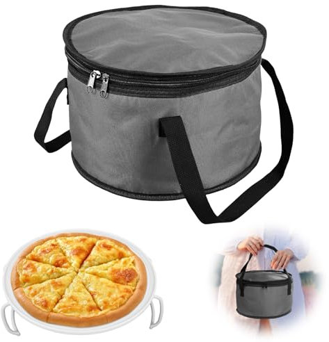 YO Carrier a torta rotonda con borsa portante di casseruola isolata isolata pieghevole con coperchio e manette per alimenti portatili per alimenti per alimenti portatore portatile portatore di casseru