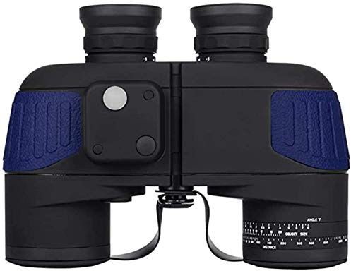 Tragbares monokulares Spektiv-Teleskop, 10 x 50 Fernglas für Erwachsene, Fernglas, wasserdicht, beschlagfrei, mit Kompass-Entfernungsmesser, BAK4-Prismenlinse für Wassersport