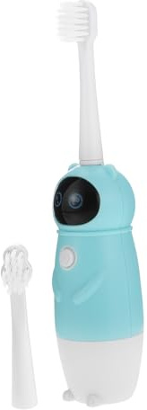 Automatische Kinderzahnbürste Satz Ipx7 Blau Pp für Kinder | Weiche Borsten, 1 Satz, für Zähne und Zahnfleisch Beim Zähneputzen, 1, 5w