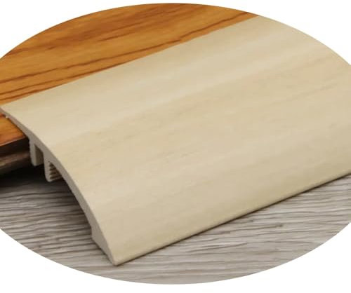 ZIUSFAC Schweller Rampe PVC Übergangsprofil Türschwelle Bodenprofil 2 cm Ausgleichsprofil Höhenausgleich Leiste Übergangsschiene Für Holzböden/Laminat Parkett(Beige 9919)