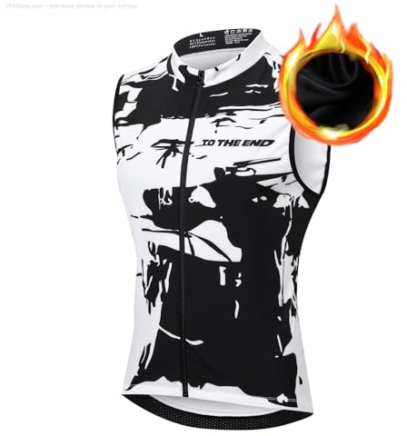 UGLY FROG Herren Winter Radtrikot Fahrradtrikot Ärmellos Fahrradbekleidung Vest für Männer Radsport Bekleidung