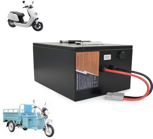 HJGHY Batería Lifepo4 de fosfato de Hierro y Litio para Motocicleta, 60V, 100Ah, 80Ah, 60Ah, 40Ah, batería de Almacenamiento de energía para Carretilla elevadora eléctrica de 60V,60v,100Ah