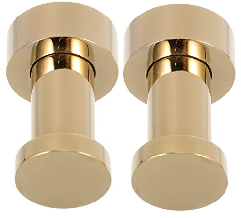 Alipis Ganci da Parete Rotondi 2 Pezzi in Ottone per Bagno