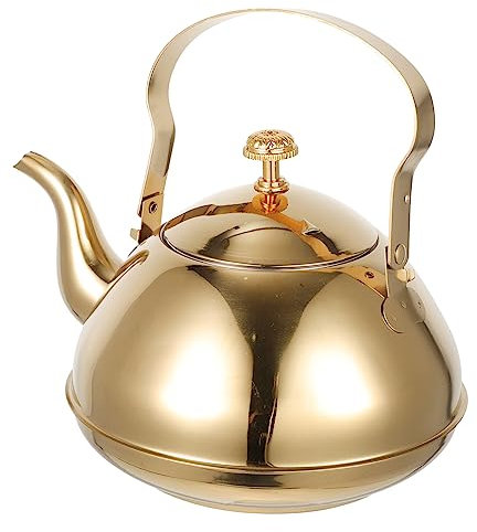 ABOOFAN Thickened Stainless Steel Teapot Large Capacity Fine Mesh Strainer for Loose Tea for Household Office Use As Modern Tea Maker