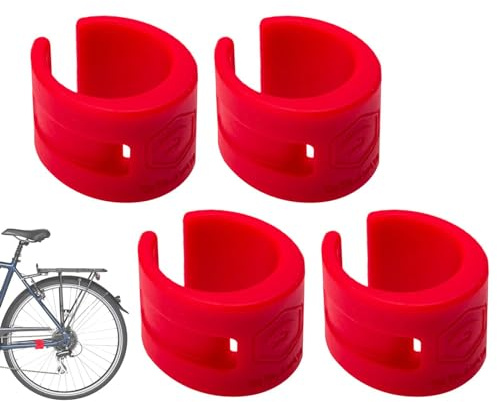 Kettenschutz für Fahrräder, 4 Stück, Mountainbike-Kettenschutz, Kettenstrebenschutz, Fahrräder, Rahmenschutz, für Mountainbikes, Rennräder