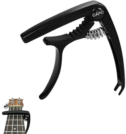 Kapodaster für Gitarre Gitarren-Capo für Akustik Guitar Capodaster | für Akustische Gitarre, E-Gitarre, Westerngitarre, Akustikgitarre, Konzertgitarre, Bass, Ukulele