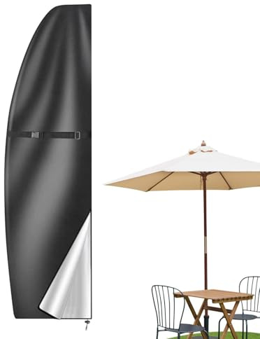 Cubiertas para Sombrillas de Tipo Cantilever - Funda Impermeable para Sombrillas de Exterior - Tejido Oxford Tipo Banana para Jardín Terraza Balcón Exterior Cubierta Protectora