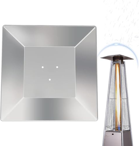 Housse de chauffage de terrasse - Dôme de dommage, remplacement de four à quatre côtés, trous de montage pré-percés | Protection de chauffage d'extérieur universelle et robuste pour la terrasse en