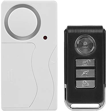 VBESTLIFE Türalarm, Drahtloser Fenstereingang Alarm Türklingel Sensor Home Security Magnetische Vibration Einbrecher mit 108dB-Sirene und Fernbedienung für den Garagenhaus-Shop